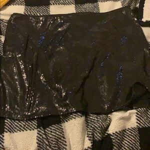 White House Black Market sequin mini skirt